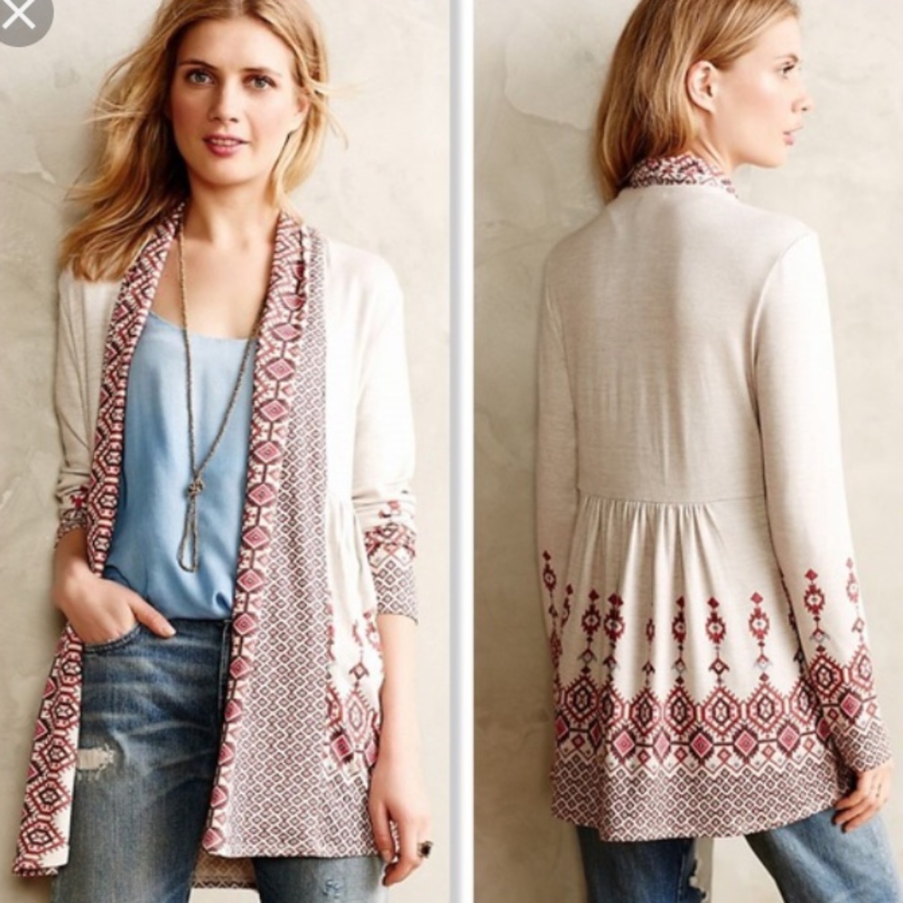 Anthro One September “Solstice” cardigan